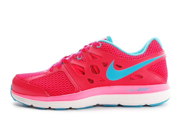 WMNS Nike Dual Fusion Lite [599560-600] Running Fusion Red/Gamma Blue ...
