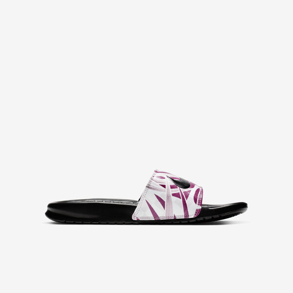 Nike WMNS Benassi JDI Print [618919-030] 女鞋 拖鞋 涼鞋 運動 雨天 黑粉