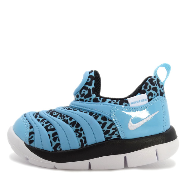 Nike Dynamo Free TD [834366-402] 小童鞋 慢跑 運動 休閒 舒適 透氣 毛毛蟲 水藍