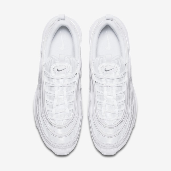 るいです Nike Air Max 97 [921826-101] Men Casual Shoes White/Wolf