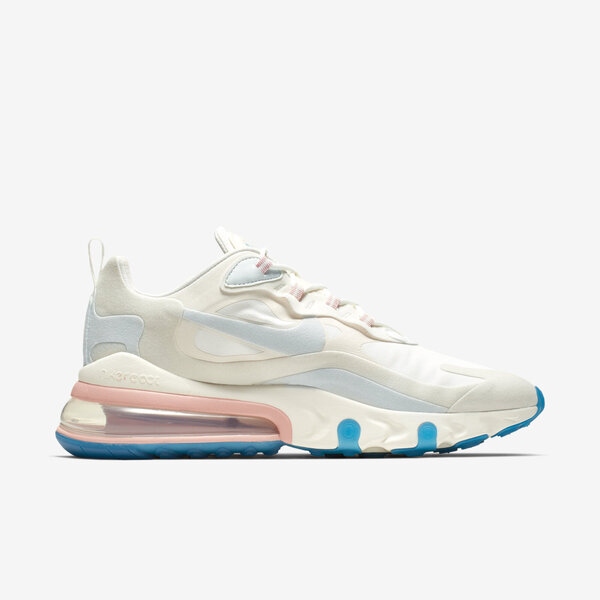 Nike Air Max 270 React [AO4971-100] 男鞋 運動 休閒 氣墊 避震 舒適 穿搭 白藍