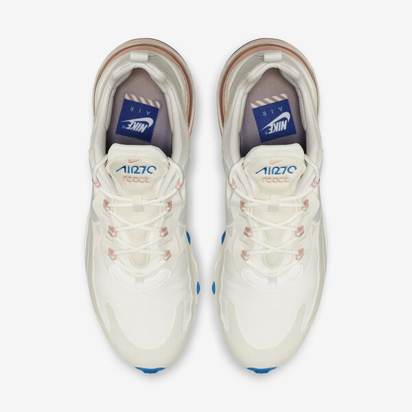 Nike Air Max 270 React [AO4971-100] 男鞋 運動 休閒 氣墊 避震 舒適 穿搭 白藍