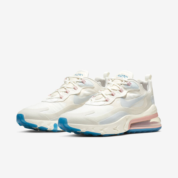 Nike Air Max 270 React [AO4971-100] 男鞋 運動 休閒 氣墊 避震 舒適 穿搭 白藍