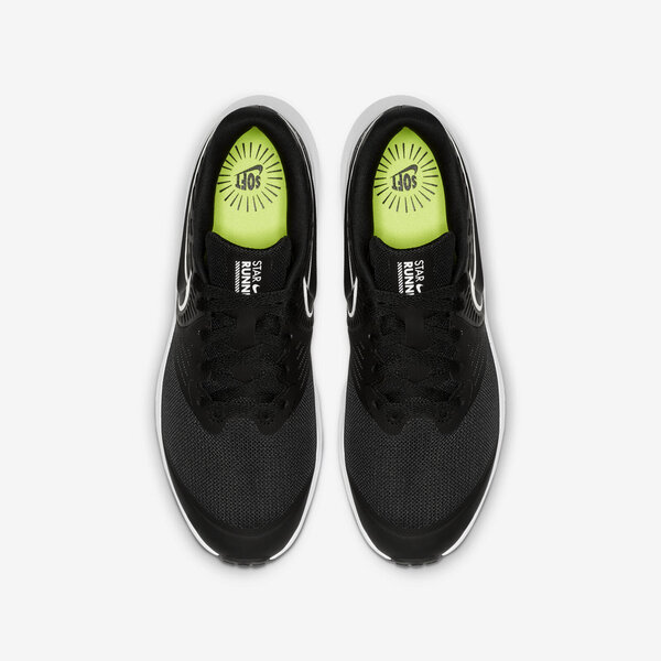 nike star runner 2 gs black
