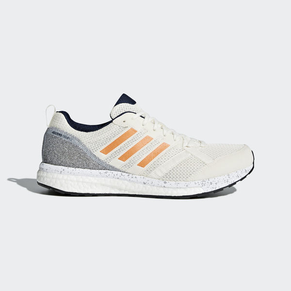 Adidas Adizero Tempo 9 M [BB6433] Men Running Shoes White/Orange-Navy | eBay