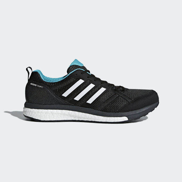 Adidas Adizero Tempo 9 M [BB6649] Men Running Shoes Black/White-Aqua | eBay