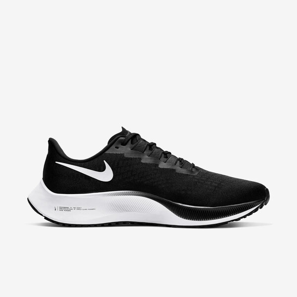 Nike Air Zoom Pegasus 37 [BQ9646-002] 男鞋 慢跑 運動 休閒 輕量 緩衝 黑 白