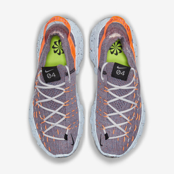 Nike Wmns Space Hippie 04 [CD3476-900] 女 休閒鞋 運動 襪套 環保理念 灰紫 彩