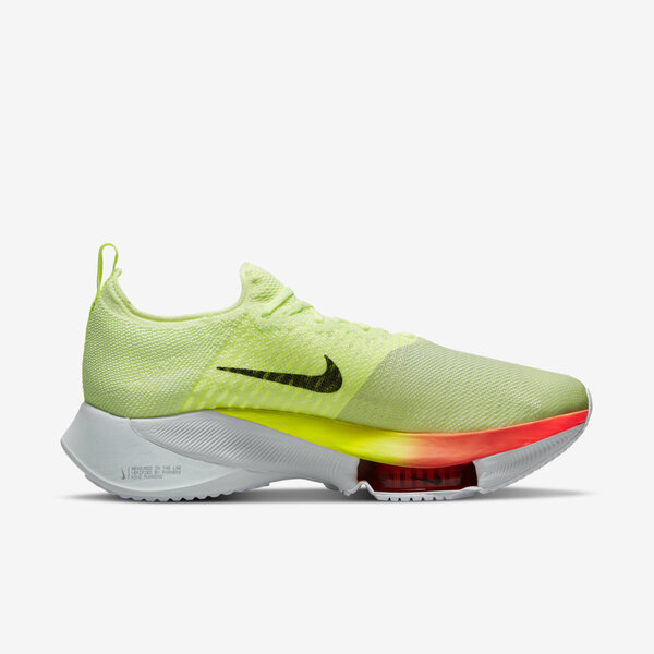 Nike Air Zoom Tempo Next% FK [CI9923-700] 男 慢跑鞋 運動 緩震 針織 螢黃