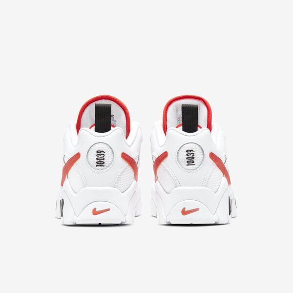 Nike Air Barrage Low Emb [CJ5395-100] 男鞋 運動 休閒 籃球 穿搭 舒適 白 橘