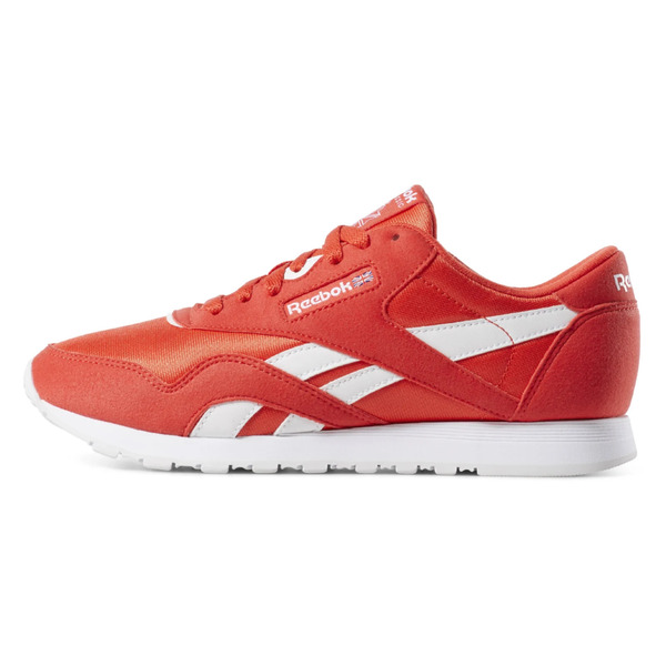 Reebok CL Nylon Color [CN7446] Women Casual Shoes Canton Red/White | eBay