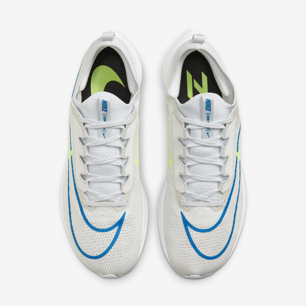 Nike Zoom Fly 4 [CT2392-100] 男 慢跑鞋 運動 訓練 路跑 包覆 襪套 緩震 透氣 白 黃綠