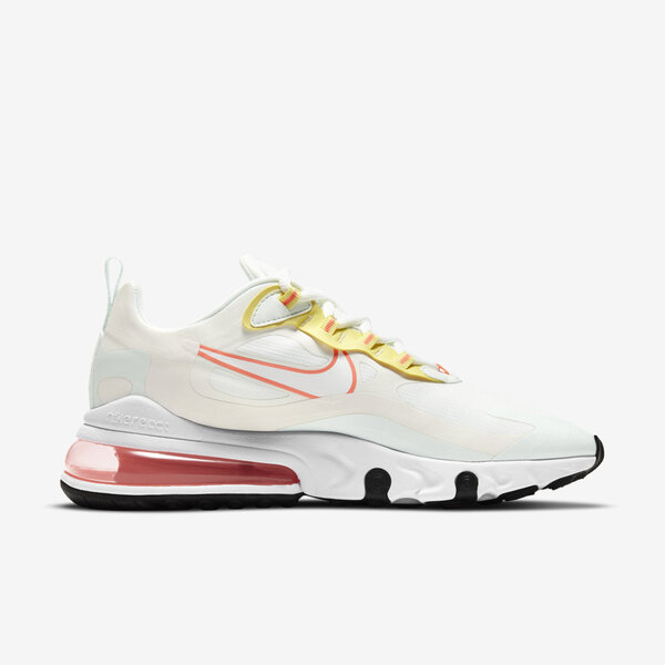 Nike Wmns Air Max 270 React [CV8818-102] 女鞋 運動 休閒 氣墊 穿搭 米 白
