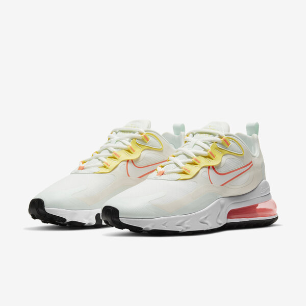 Nike Wmns Air Max 270 React [CV8818-102] 女鞋 運動 休閒 氣墊 穿搭 米 白