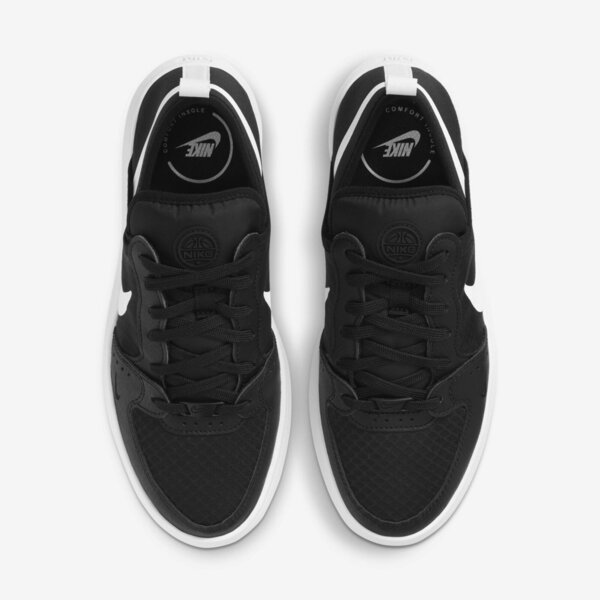 Nike Wmns Court Vision Alta Txt [CW6536-001] 女鞋 運動 休閒 柔軟 黑 白