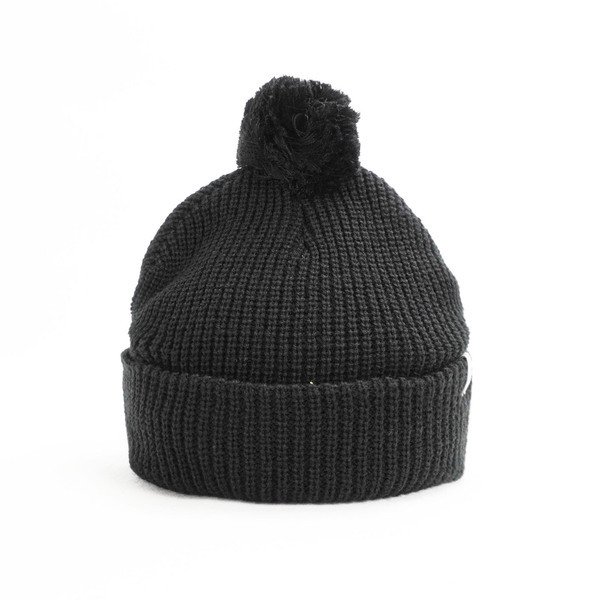 Adidas Pom Pom Beanie [D98942] 毛帽 經典 休閒 刺繡 LOGO 針織 保暖 舒適 黑 白