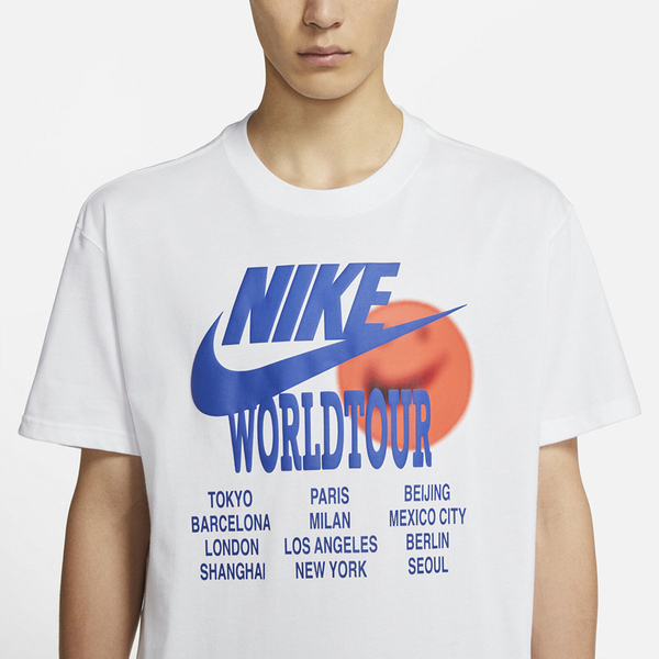 博客來-Nike As M Nsw Tee World Tour [DA0938-100] 男短袖T恤城市微笑