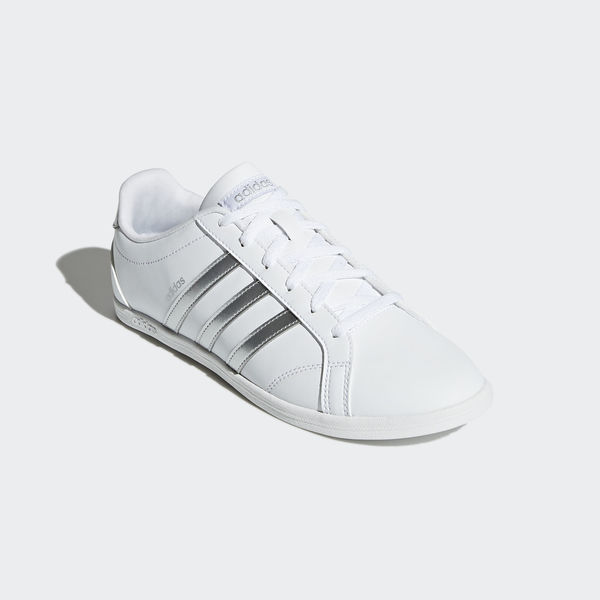 Adidas NEO CONEO QT [DB0135] Women Casual Shoes White/Silver | eBay