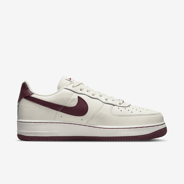 Nike Air Force 1 07 CRAFT [DB4455-100] 男 休閒鞋 運動 經典 皮革 米白 酒紅