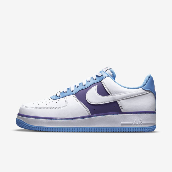 博客來-Nike Air Force 1 '07 Lv8 EMB [DC8874-101] 男休閒Lakers 湖人