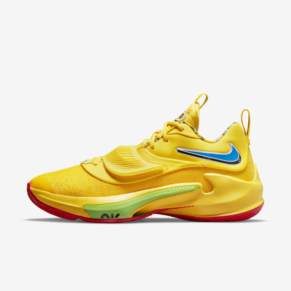 Nike Zoom Freak 3 NRG EP [DC9363-700] 男 籃球鞋 UNO 聯名款 字母哥 黃綠