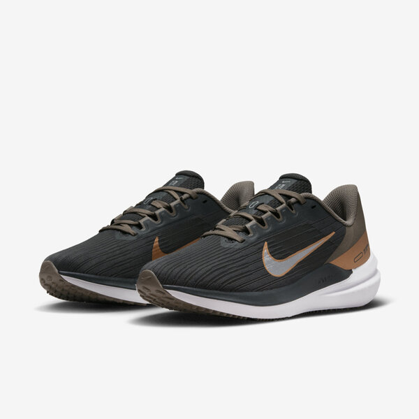 Nike WMNS Air Winflo 9 [DD8686-005] 女 慢跑鞋 運動 路跑 穩固 貼合 緩震 黑 銅