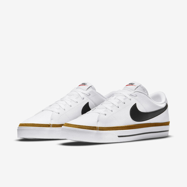 Nike Court Legacy NN [DH3162-100] 男 休閒鞋 基本款 復古 經典 皮革 簡約 白黑棕