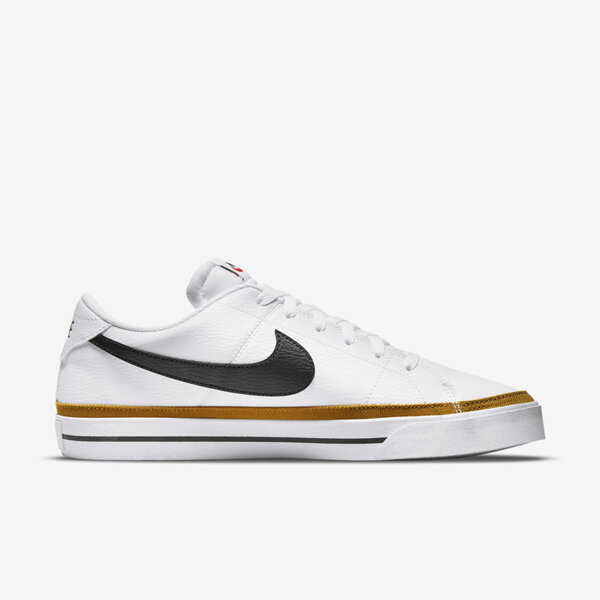 Nike Court Legacy NN [DH3162-100] 男 休閒鞋 基本款 復古 經典 皮革 簡約 白黑棕