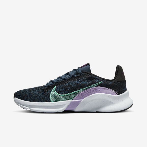 WMNS) Nike SuperRep Go 3 Flyknit Next Nature 'Anthracit
