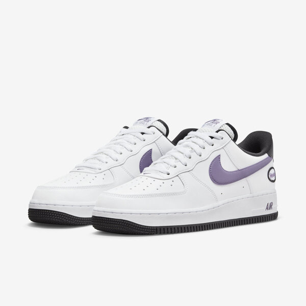 Nike Air Force 1 07 LV8 [DH7440-100] 男 休閒鞋 經典 復古 AF1 緩震 白紫