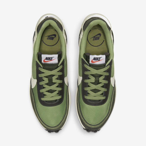 Nike Waffle Debut [DH9522-300] 男 休閒鞋 運動 經典 復古 麂皮 舒適 俐落 穿搭 綠