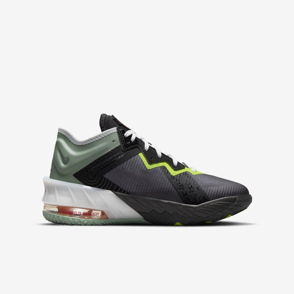 Nike Lebron XVIII Low GS [DJ3760-005] 大童 籃球鞋 怪物奇兵 緩震 雙色 灰粉