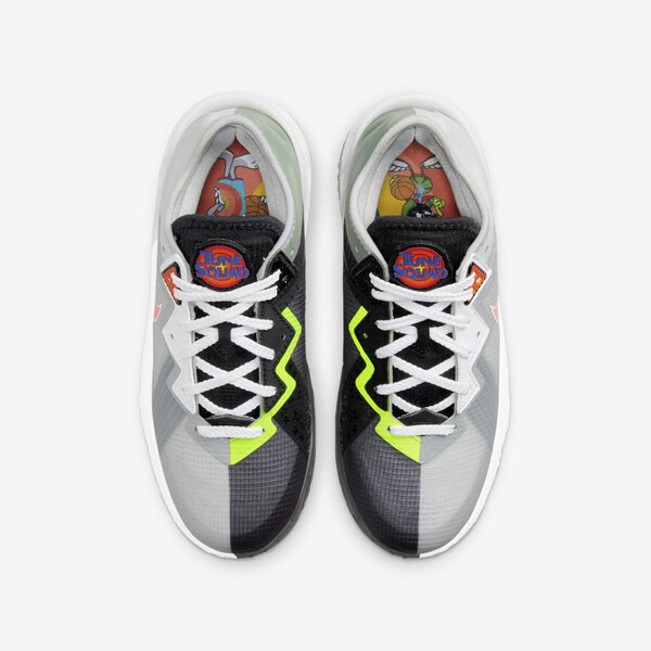 Nike Lebron XVIII Low GS [DJ3760-005] 大童 籃球鞋 怪物奇兵 緩震 雙色 灰粉