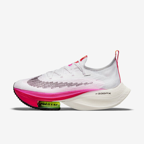 Nike Wmns Air Zoom Alphafly Next% FK [DJ5456-100] 女 慢跑鞋 白粉 25.5cm 白/粉紅