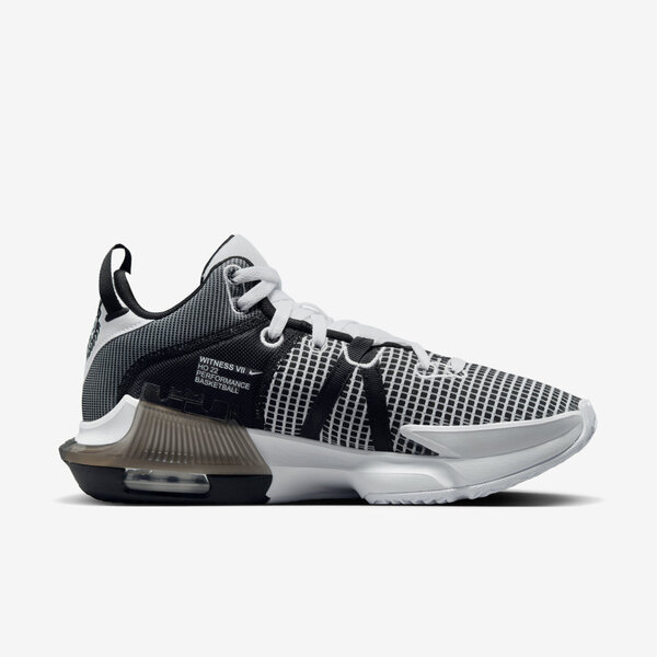 Nike LeBron Witness VII EP [DM1122-100] 男 籃球鞋 運動 氣墊 球鞋 詹皇 黑灰
