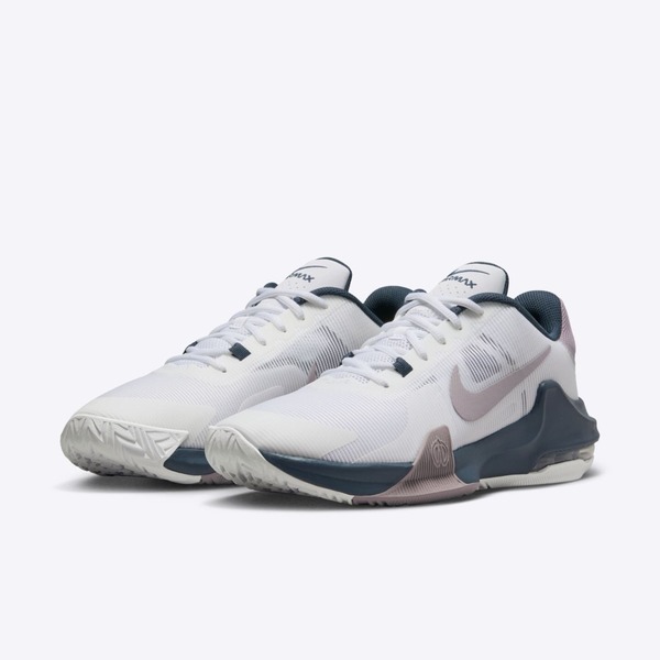 Nike Air Max Impact 4 [DM1124-102] 男 籃球鞋 運動 訓練 基本款 球鞋 氣墊 白 紫