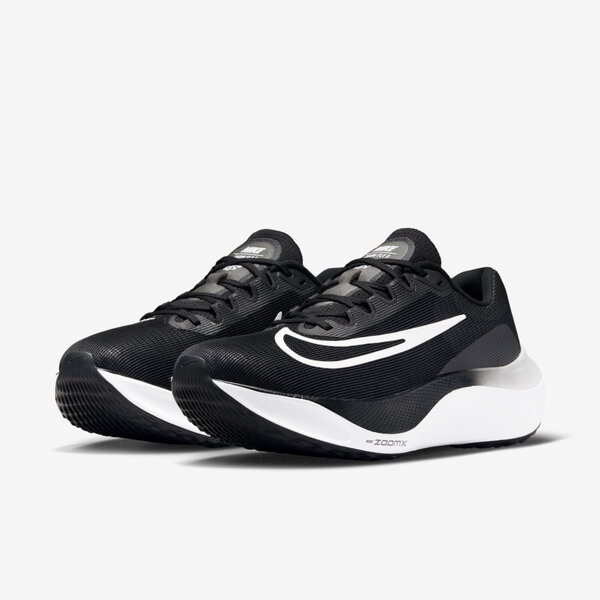 Nike Zoom Fly 5 [DM8968-001] 男 慢跑鞋 運動 路跑 馬拉松 輕量 緩震 支撐 黑 白