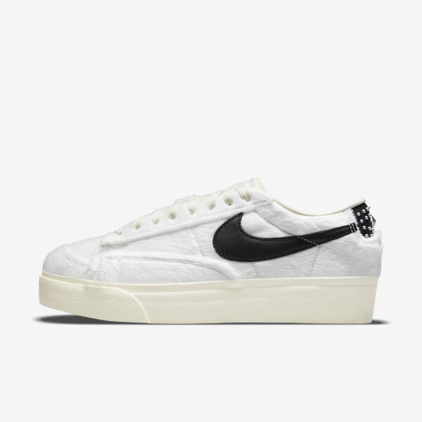 博客來-Nike Wmns Blazer Low Platform [DO2115-133] 女休閒鞋厚底毛料