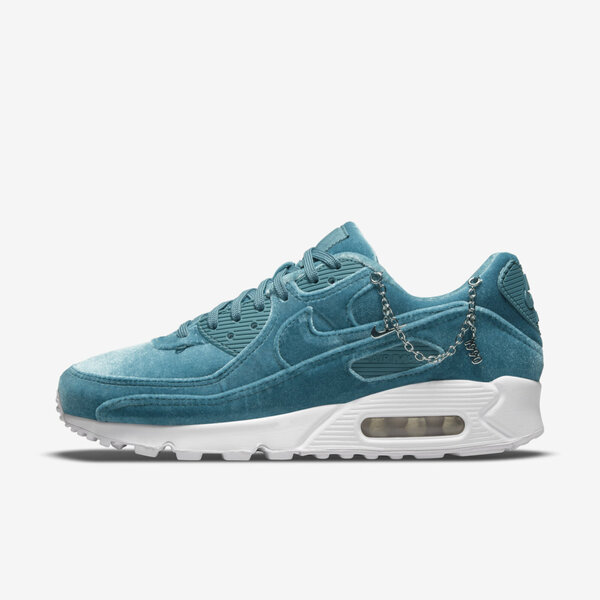 博客來-Nike W Air Max 90 PRM [DO2194-001] 女休閒鞋經典復古絲絨鍊子