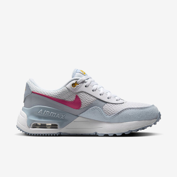 Nike Air Max Systm GS [DQ0284-113] 大童 休閒鞋 運動 復古 氣墊 緩震 麂皮 白藍粉