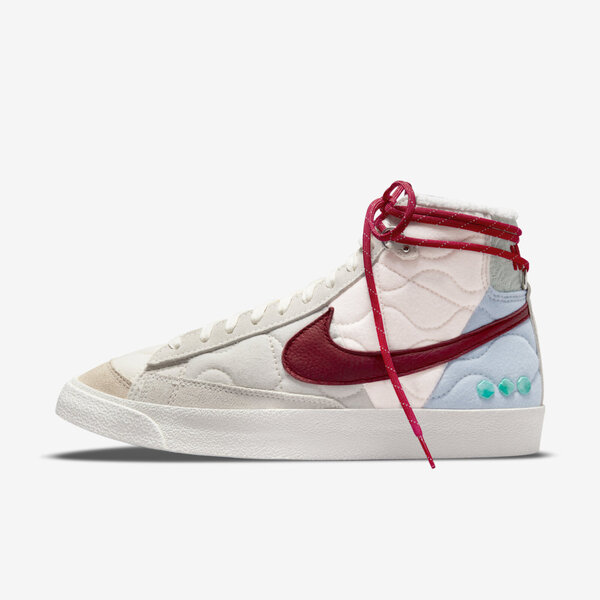 博客來-Nike Wmns Blazer Mid 77 [DQ5360-181] 女休閒鞋玉石毛絨中筒