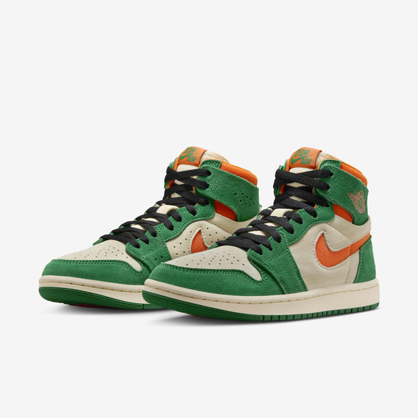 Nike Jordan 1 High Zoom Air CMFT 2 [DV1305-308] 男女 運動休閒鞋 綠橘