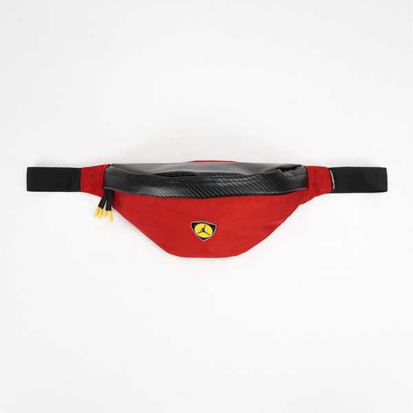 Nike Jordan Moto Crossbody Bag [DV5369-657] 腰包 斜背包 法拉利 喬丹 紅黑