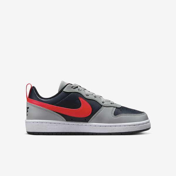 Nike Court Borough Low Recraft GS [DV5456-003] 大童 休閒鞋 經典 灰 紅