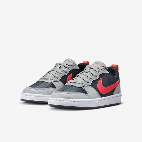 Nike Court Borough Low Recraft GS [DV5456-003] 大童 休閒鞋 經典 灰 紅