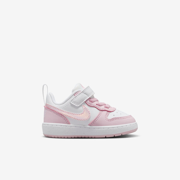 Nike Court Borough Low Recraft TD [DV5458-105] Toddlers Casual Shoes White/ Pink | eBay