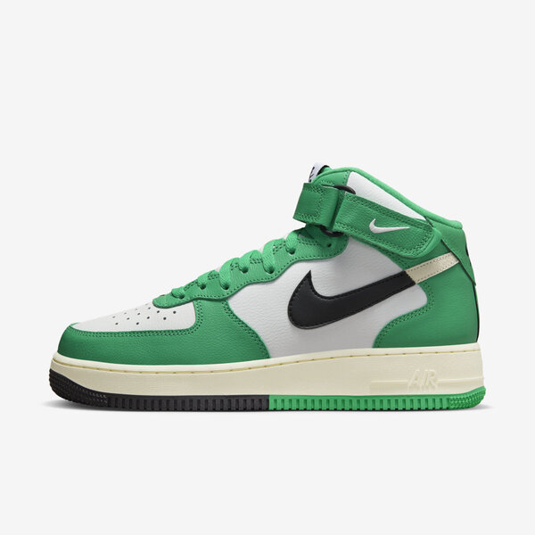 Nike Air Force 1 Mid ''07 Lv8 [DZ2554-100] 男 休閒鞋 運動 中筒 AF1 白綠