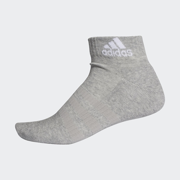Adidas Cush Ank 1pp [DZ9366] 腳踝襪 足弓支撐 加厚 運動 休閒 訓練 舒適 灰