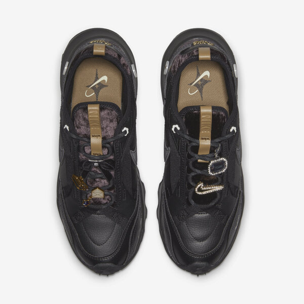 Nike W TC 7900 [FB1861-001] 女 休閒鞋 經典 復古 厚底 老爹鞋 寶石 吊飾 蝴蝶結 黑