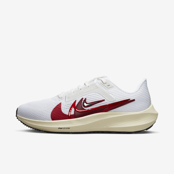 最後 25.0cm/US8 NIKE AIR ZOOM PEGASUS 40 PRM ANY 検 FB7703-100 エア ズーム ペガサス プレミアム エニー ホワイト/レッド 白/赤 01.jpg
